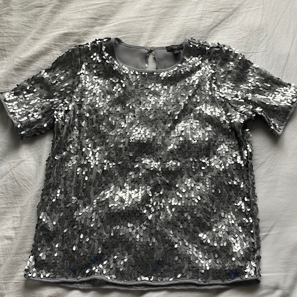 Ann Taylor Sequin Top